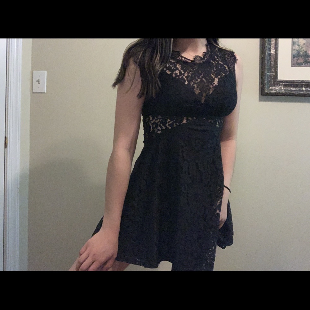 Lace little black dress